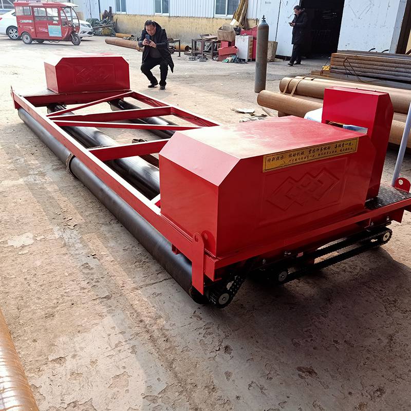 建筑工地三滾軸攤鋪機(jī) 混凝土路面整平機(jī) 廠家定做水泥攤鋪機(jī)